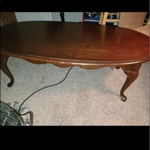 Brown Wood Coffee Table